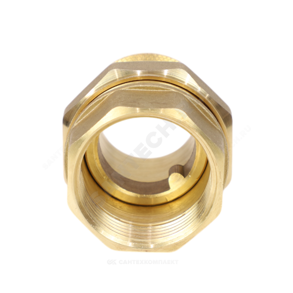 Соединитель латунь американка Ду 20 (3/4") прямой ВР/НР LD LD.65.520.20