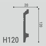 Плинтус напольный  XPS POLYMER Н 120
