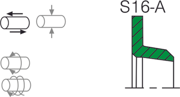 Уплотнение штока S16-A / S16-B Aksios