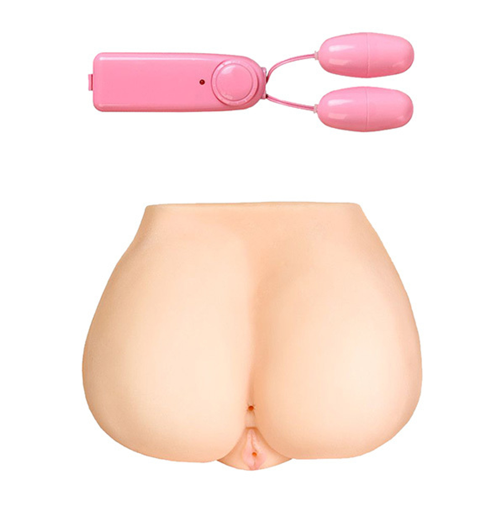 Пышная попка и вагина 19х17см с вибрацией ToyFa Monique Juicy Pussy 893014