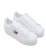 Кожаные кроссовки Tommy Jeans - белый(EN0EN02518)