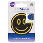 Аппликация термоклеевая "Смайл" 5.6х5.6 см, №05, 1 шт, 02-503, Gamma ETF