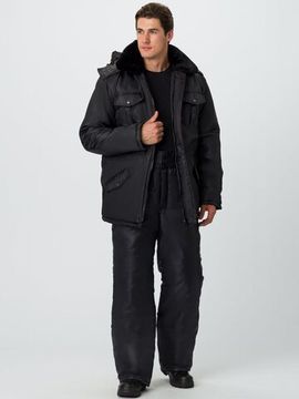 Костюм зимний для охранника брюки (черный)