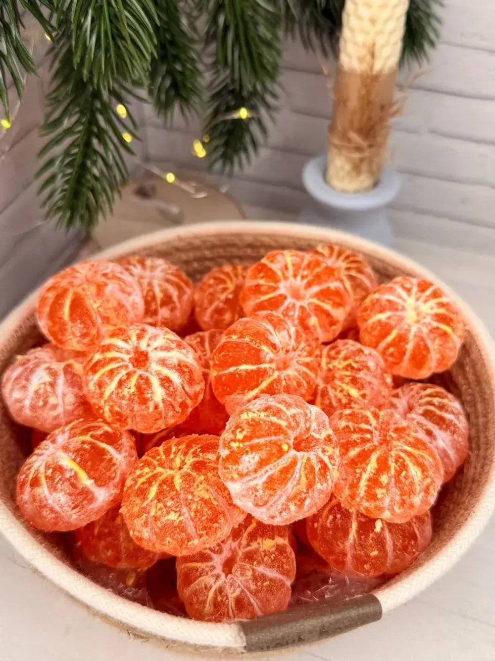мандарины из мыла 10 штук