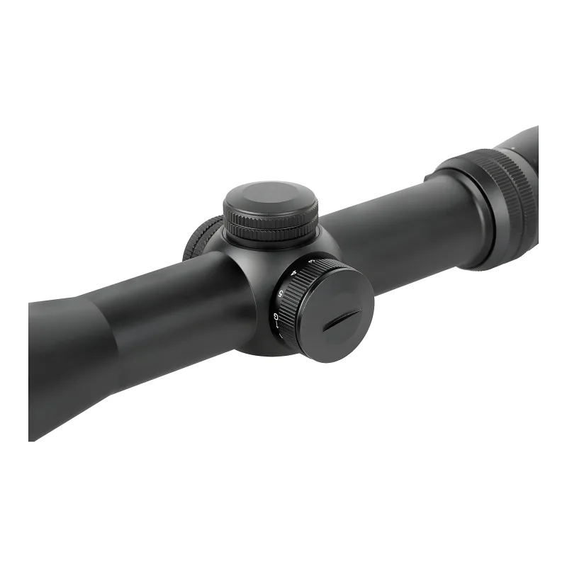 Прицел оптический BRITE WA3X 3-9X42 IR - центральный узел с закрытыми крышками и регулировкой