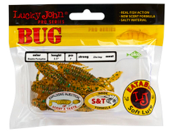 Твистеры съедобные LJ Pro Series BUG 2.5in (6,35 см), цв. PA19, 8 шт.