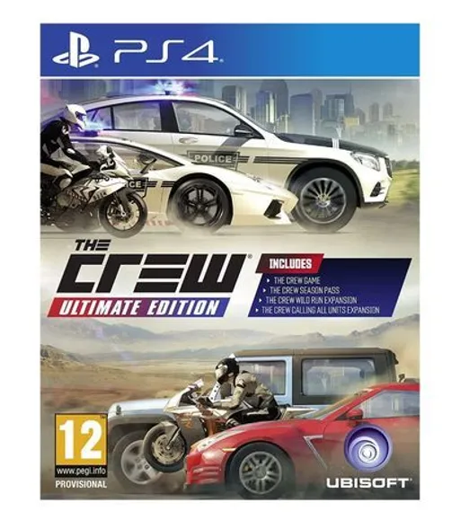 PS4 The Crew Ultimate Edition CUSA-00161 Б/У, игра не работает (Полностью на русском языке)