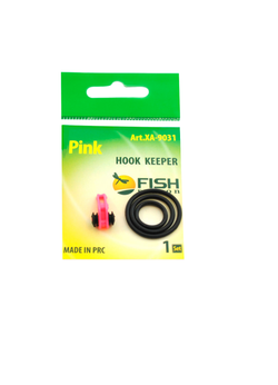 Держатель крючка Fish Crystal на бланк удилища HOOK KEEPER XA-9031 розовый ( 5 упаковок )