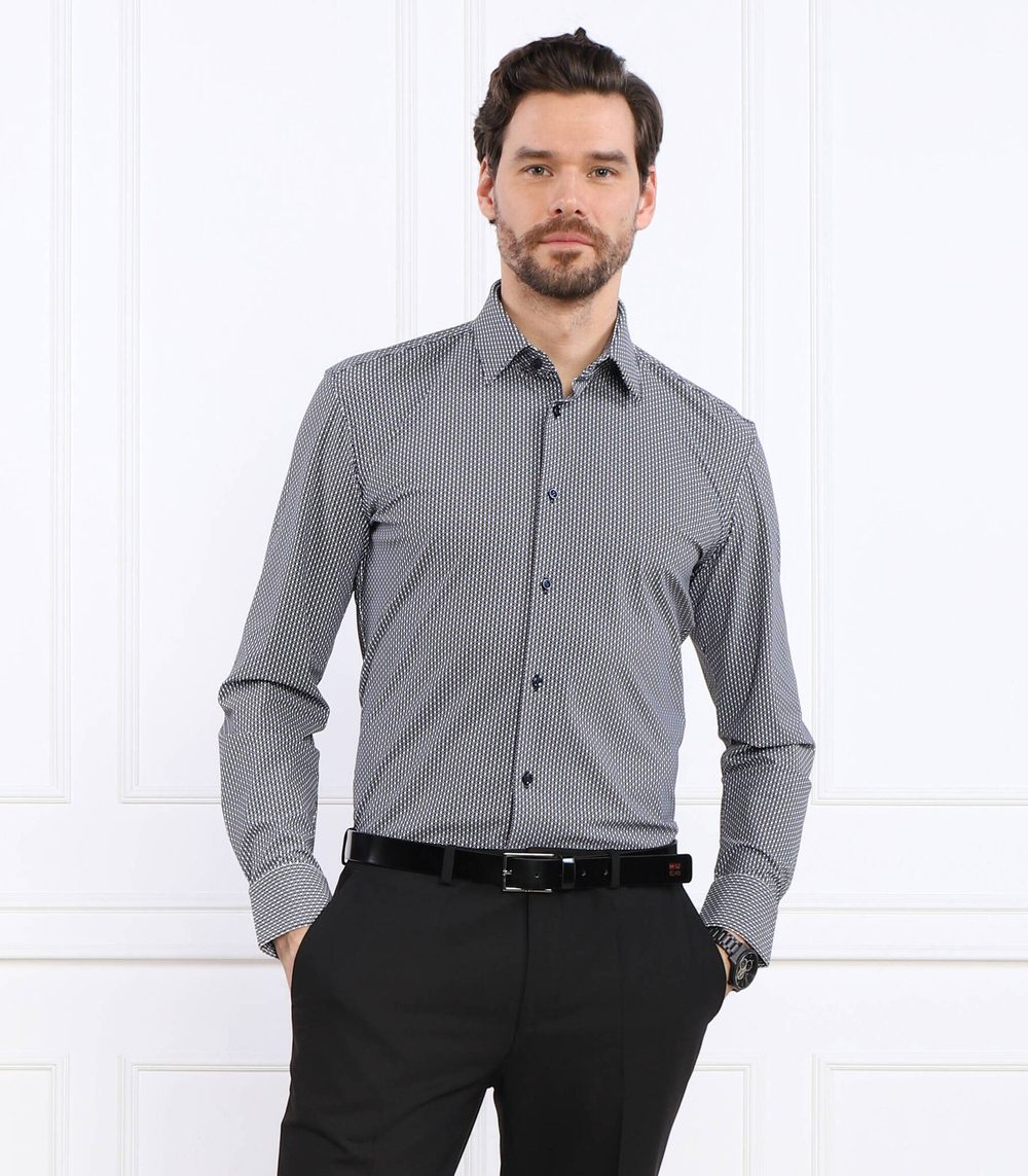 Рубашка P-HANK-s-kent-C1-222 BOSS BLACK - черный(50490357)