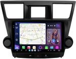 Магнитола для Toyota Highlander 2 XU40 2007-2013 (крутилки активные) - FarCar S500-TS20 монитор 10.36" 2K QLED на Android 14, Быстрейшая, CarPlay, 4G SIM-слот