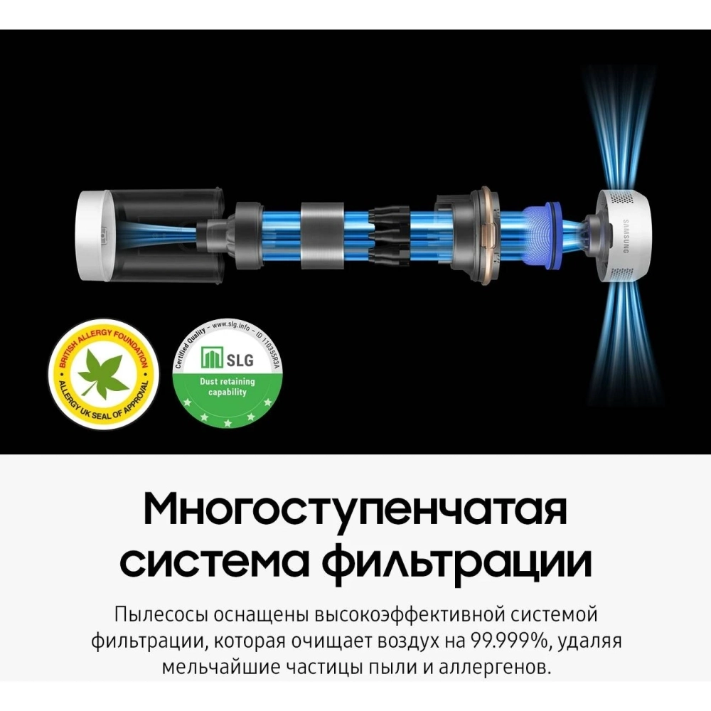 Пылесос беспроводной, моющий Samsung VS20B75ADR5/EV