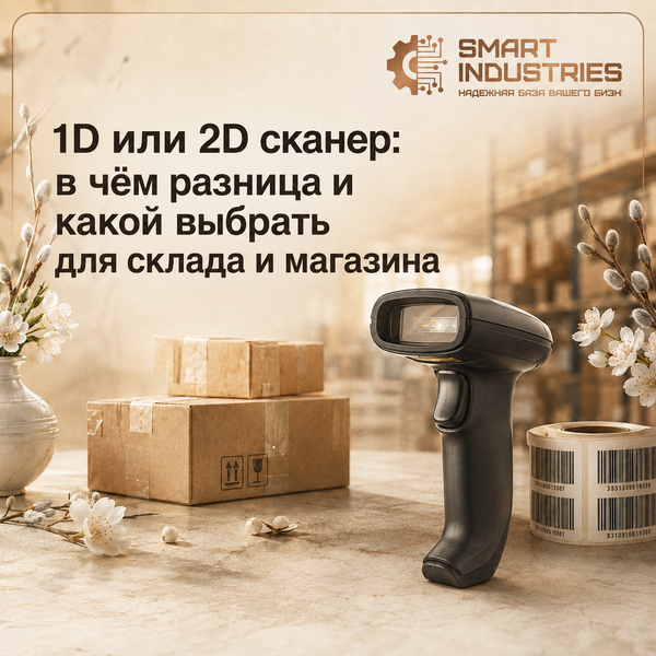 1D или 2D сканер: в чём разница и какой выбрать для склада и магазина 1D или 2D сканер: в чём разница и какой выбрать для склада и магазина