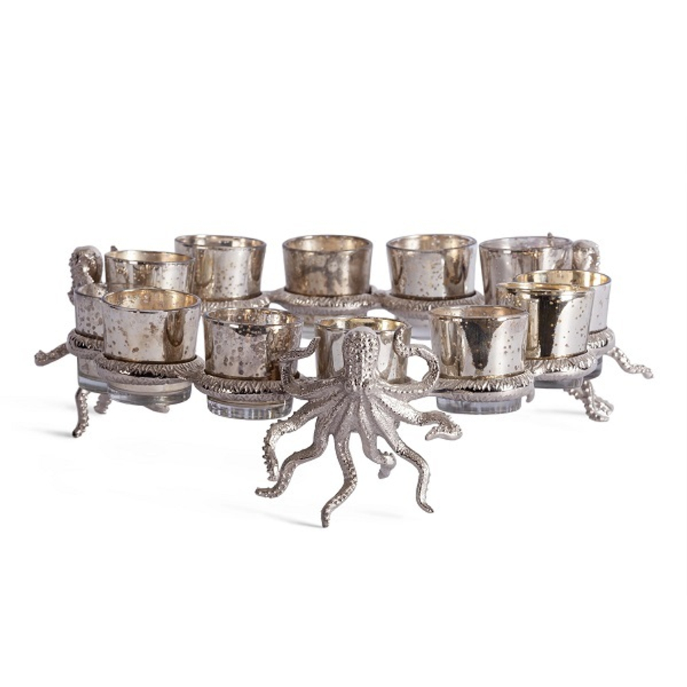Подсвечник Secret De Maison OCTOPUS4 ( mod. 3925 ) алюминиевый сплав, 36x36,5x12 см