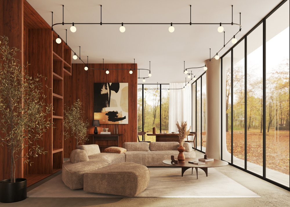 Магнитный трековый светильник Maytoni Luna TR208-1-5W3K-B