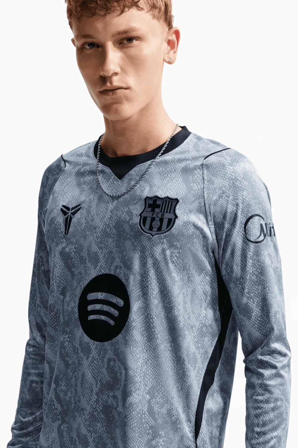 Футболка с длинными рукавами Nike FC Barcelona x Kobe 26/27 Goalkeeper Stadium - серый