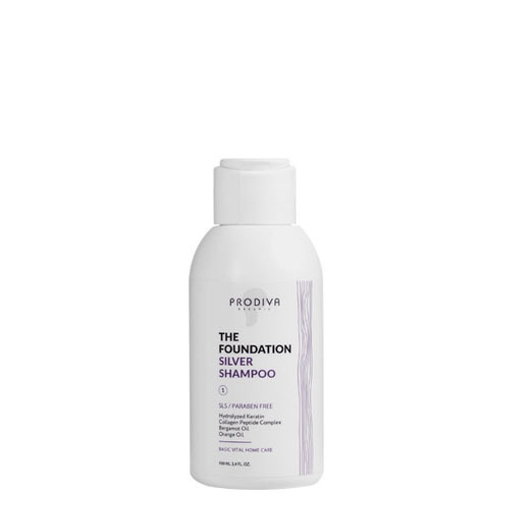 Prodiva Silver The Foundation Shampoo - Шампунь серебристый тонирующий