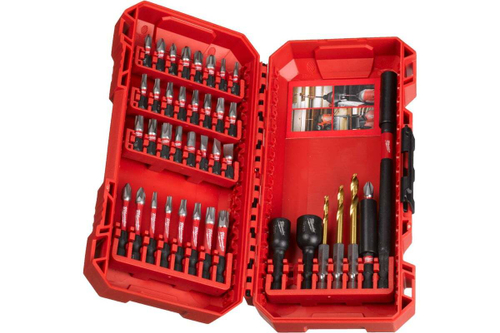 Биты SHOCKWAVE набор 40 предметов GEN III в пласт. кейсе Milwaukee 4932492004