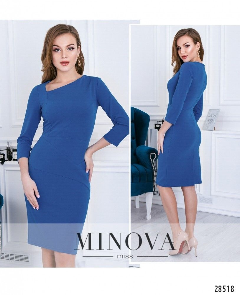 Платье 3115-джинс Minova Платье 3115-джинс Minova
