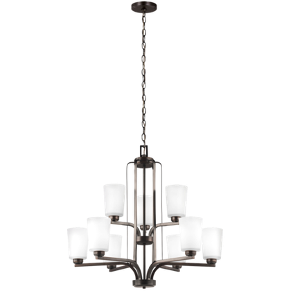 Люстра Visual Comfort Franport Nine Light Chandelier