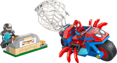 Конструктор LEGO Marvel 11206 Spidey on his Motorcycle vs. Rhino