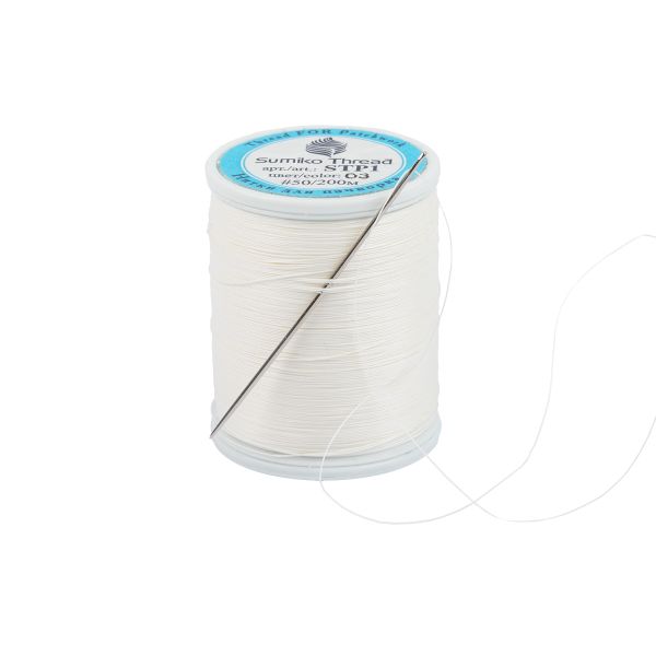 Нитки для пэчворка SumikoThread 200 м, (219 ярд), 03 молочный