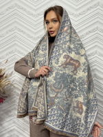 Палантин с тигром вискоза