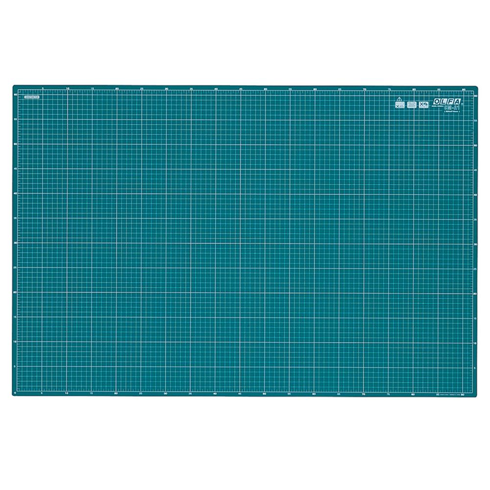 Мат раскройный двусторонний, толщина 2 мм, 92х61 см/ 36''х24