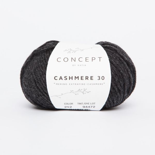 Пряжа Katia (Катя) Cashmere 30 / уп.20 мот. по 25 г, 94 м, 979.212