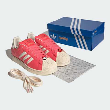 Adidas Кроссовки Pokémon Superstar II, розовый/кремовый