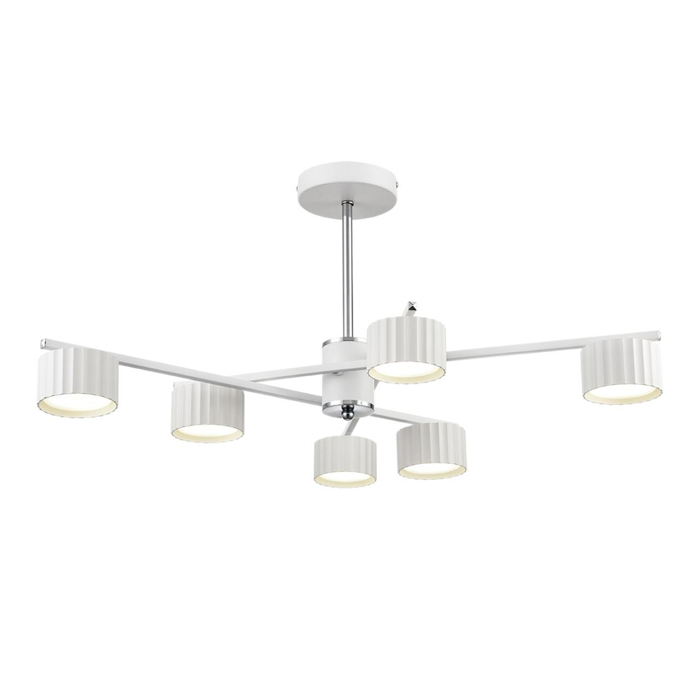 8241/6C COMFI LN26 244 белый/хром, металл Люстра потолочная LED GX53 6*7W 220V KARINA
