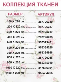 Отрез 100х220 см ткань для рукоделия "Розовые бутоны" Сказка перкаль