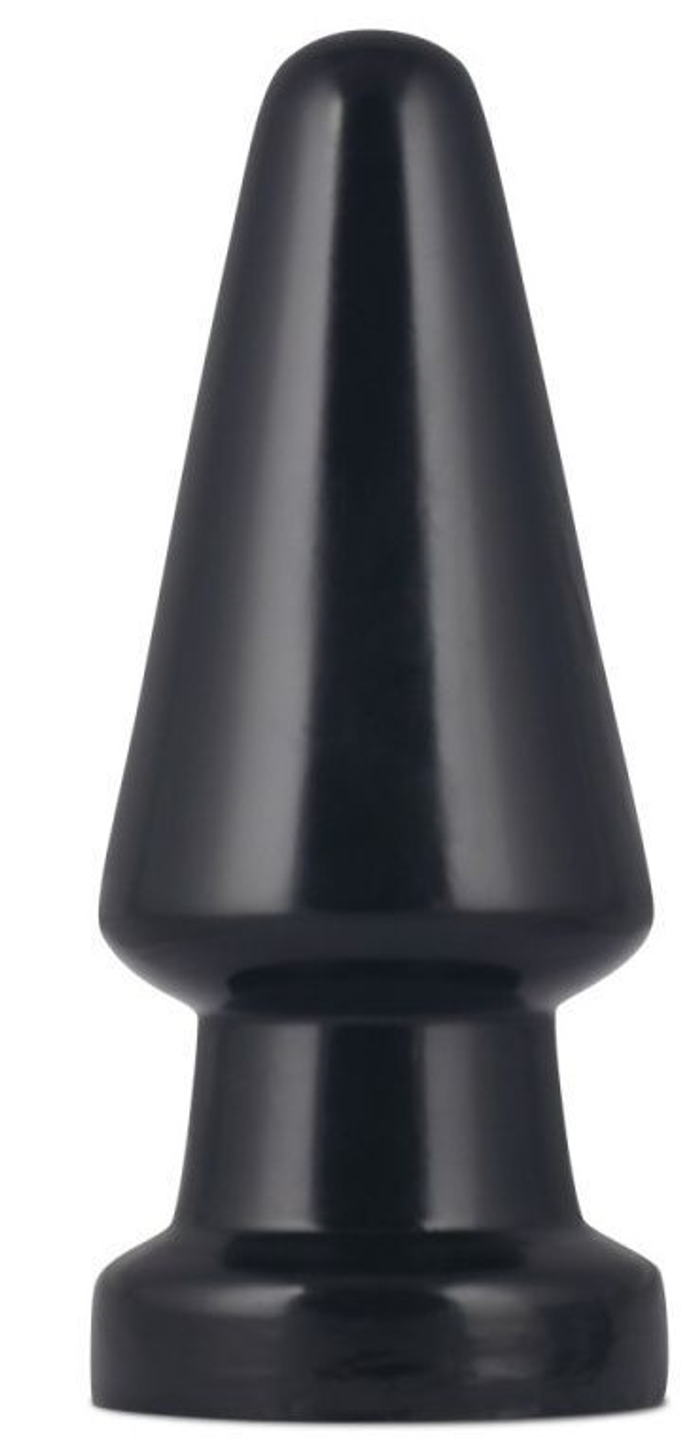 Черная анальная пробка King-Sized Anal Shocker - 19 см. (Цвет: черный)
