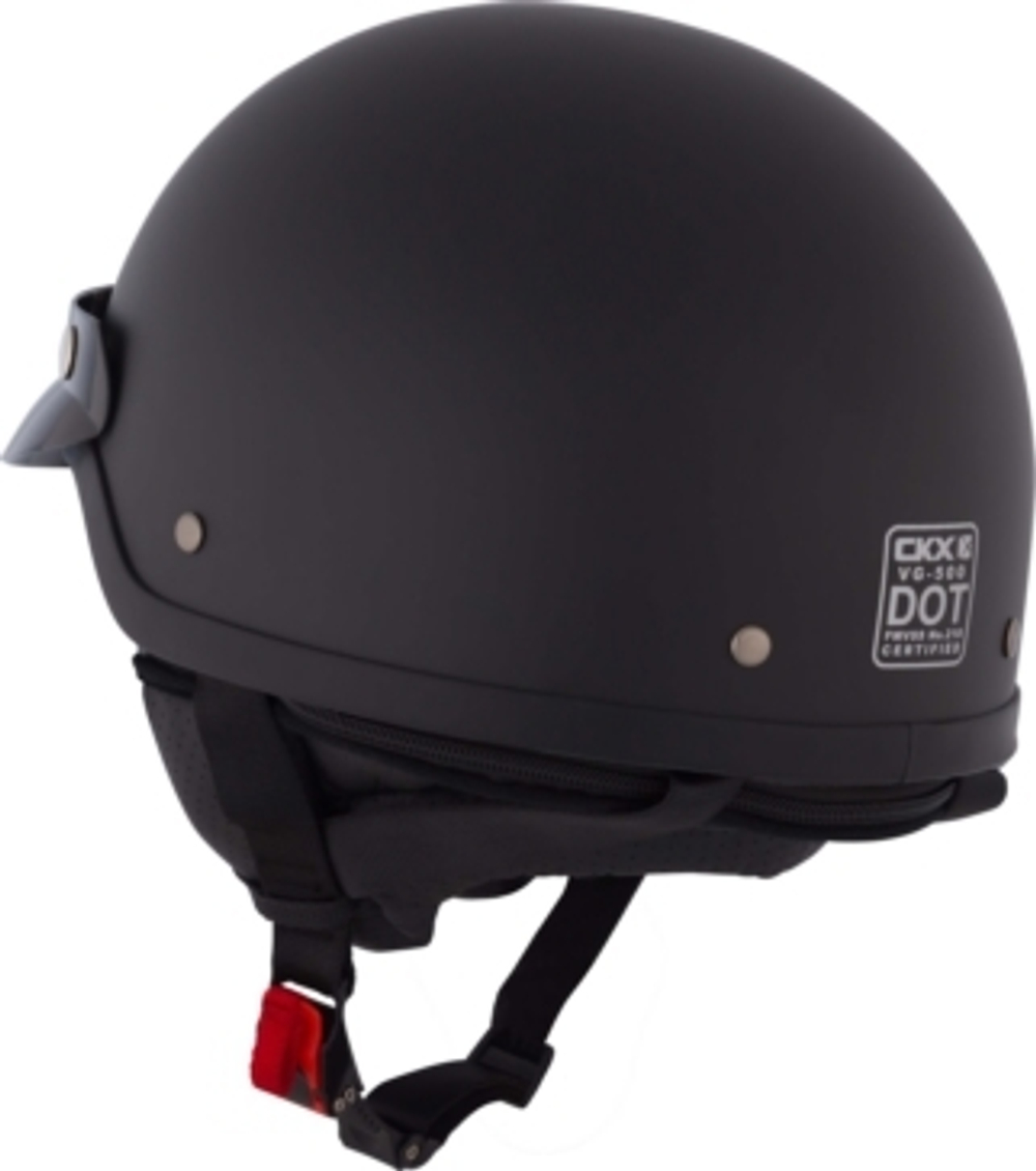 Шлем CKX VG500 SOLID открытый, чёрный матовый