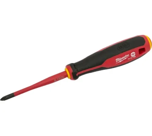 Отвертка диэлектрическая Milwaukee VDE PH/SL1 X80 (1 шт) (замена для 4932464055)