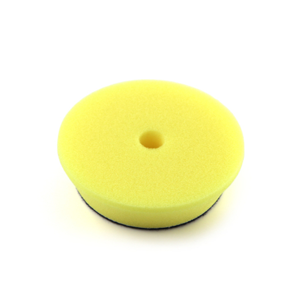 Shine Systems DA Foam Pad Yellow - полировальный круг антиголограммный желтый, 75 мм