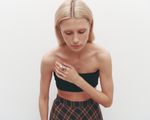 Bandeau Crop Top Black