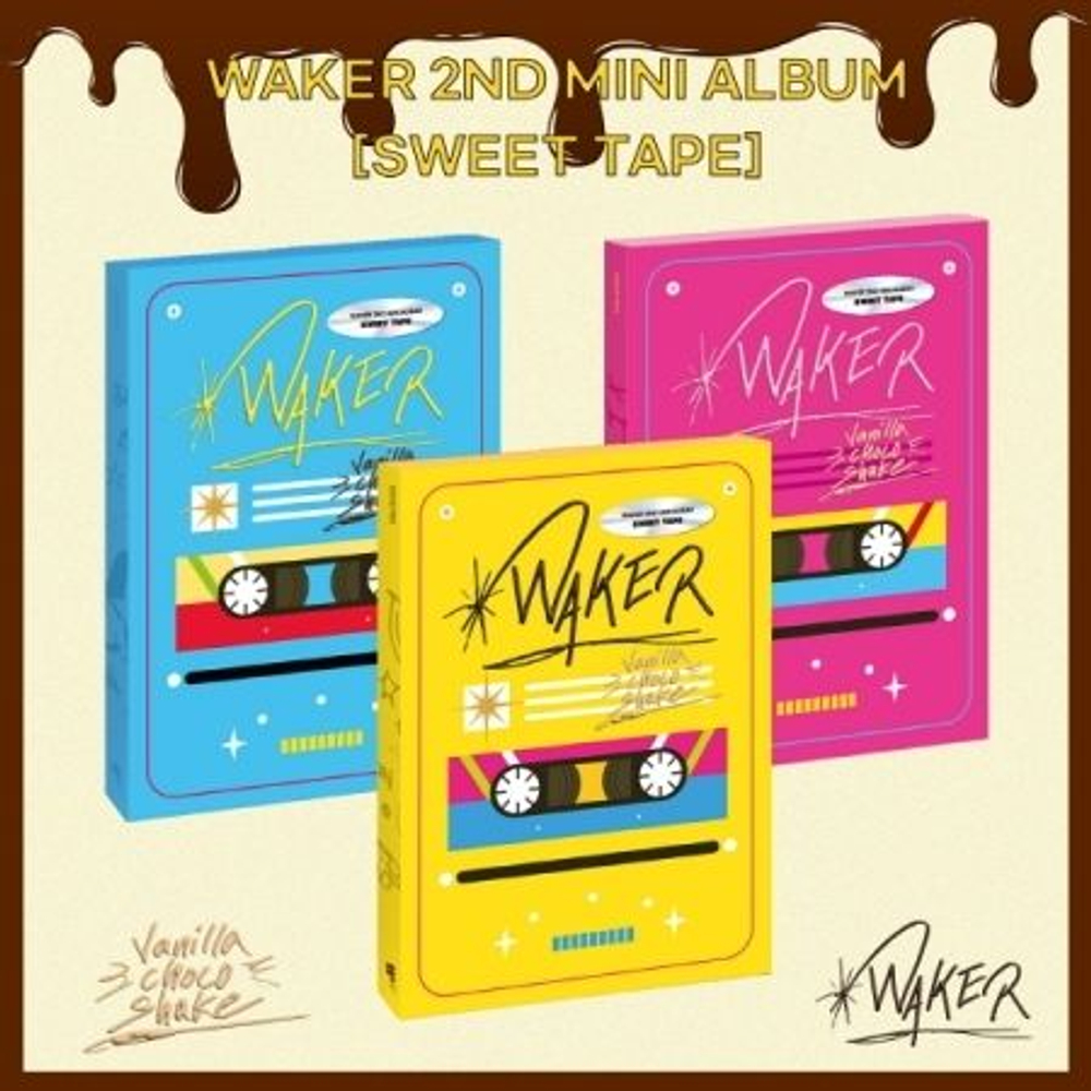 Альбом WAKER - SWEET TAPE 2nd Mini Album 3 Version SET