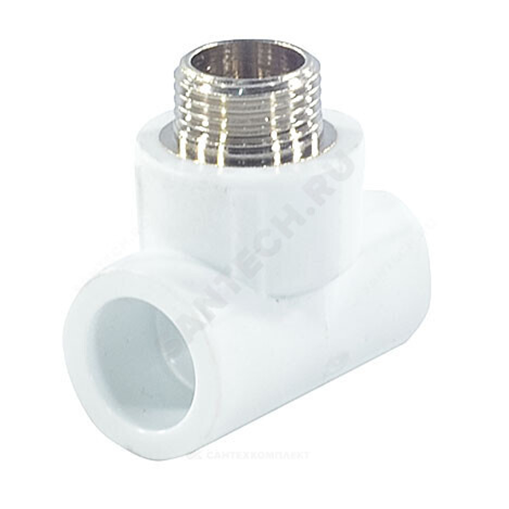 Тройник PP-R комбинированный белый Дн 25х1/2" НР PRO VALFEX 10128125-PRO