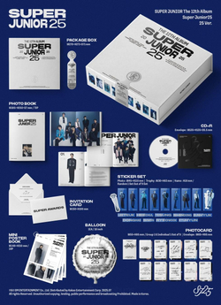 Альбом SUPER JUNIOR - SUPER JUNIOR25 12th Album 25 Version