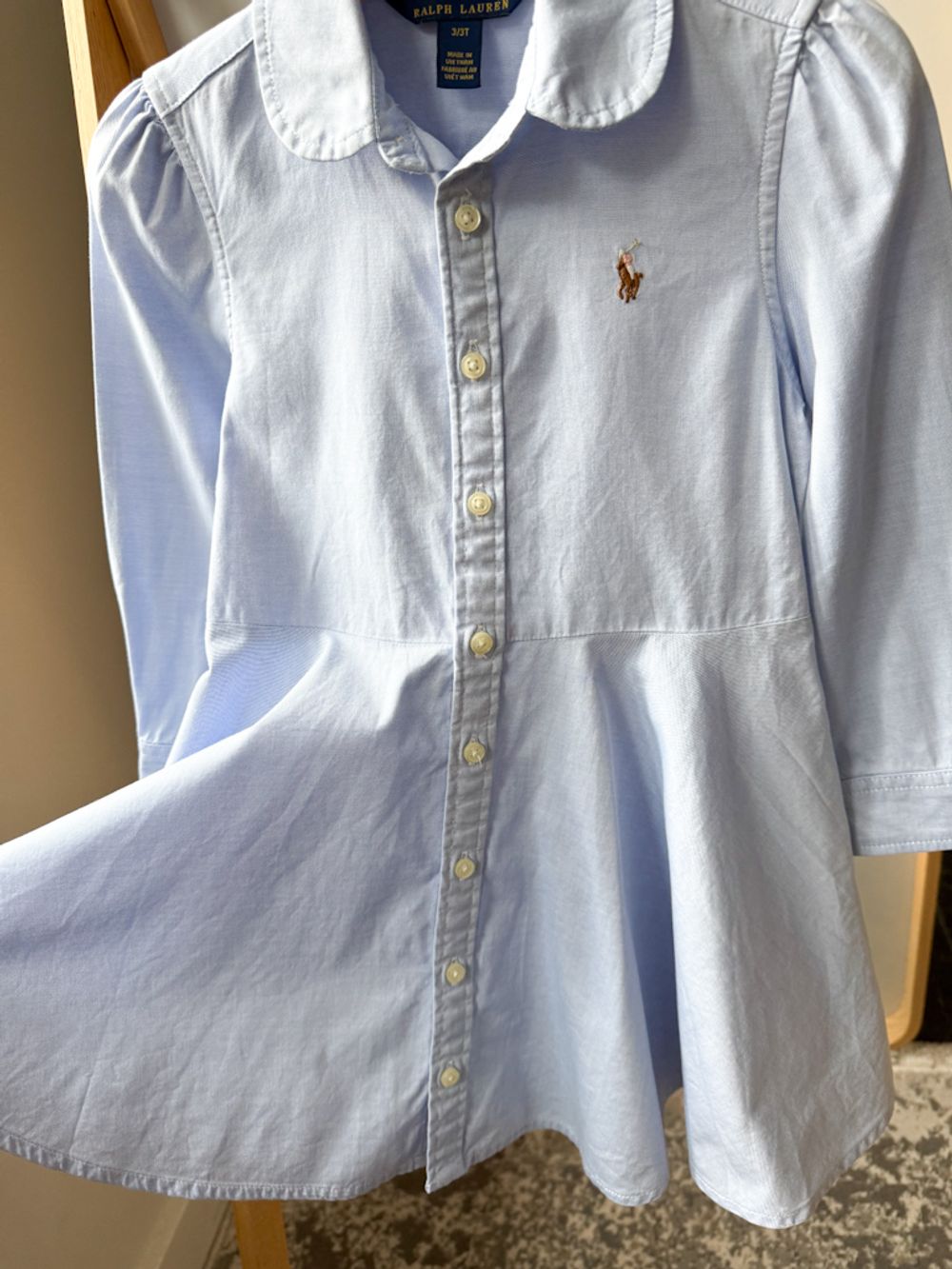 Хлопковое платье Polo Ralph Lauren, 98