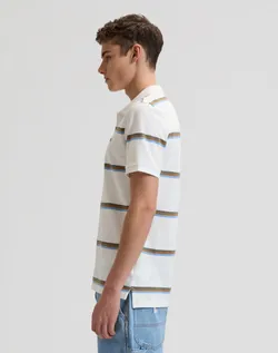 Поло мужское LEE PIQUE POLO HALOGEN SAFARI STRIPE