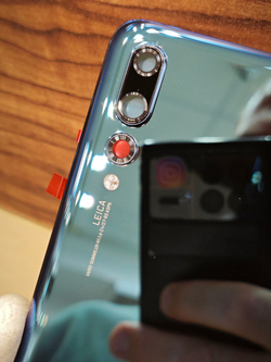 Задняя крышка ORIGINAL для Huawei P20 Pro CLT-L29 - ( заднее стекло ) цвет: Чёрный / Black