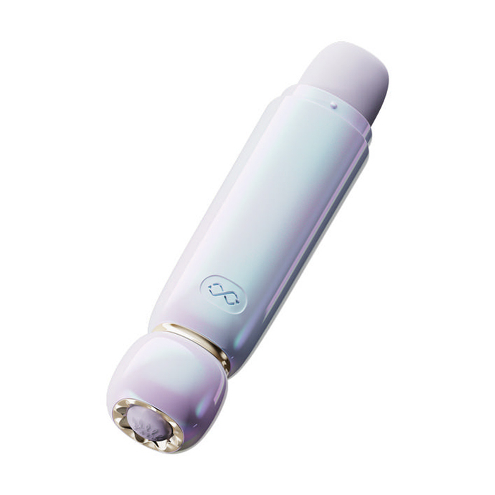 Сиреневый вакуумный клиторальный стимулятор 12,6см Zalo Lia Suction Massager Lavender Purple
