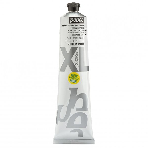 Краска масляная XL 200 мл, белила цинковые, Pebeo, 200046