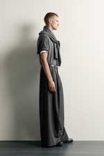 БРЮКИ WIDE FIT СО СКЛАДКАМИ — ZARA