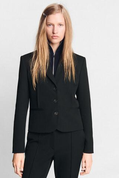 УКОРОЧЕННЫЙ БЛЕЙЗЕР С ЗАЩИПАМИ — ZARA