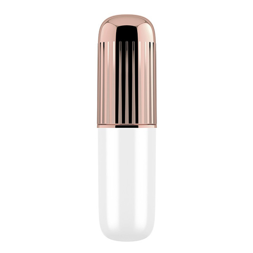 Бело-золотистая перезаряжаемая вибропулька 11см Satisfyer Secret Affair