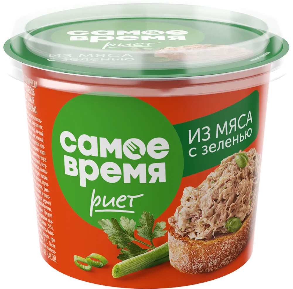 Риет из мяса с зеленью Самое время 150гр