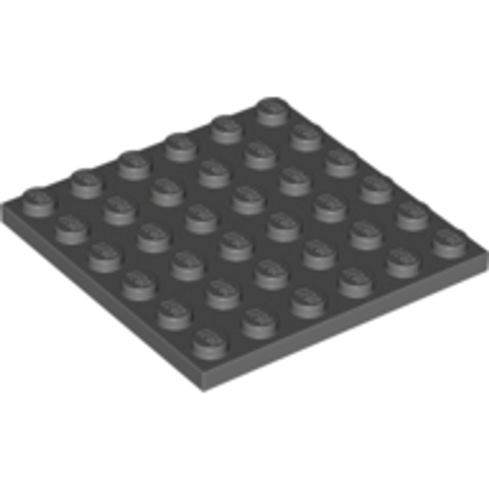 Lego Плитка 6x6 (темно-серый) 3958 / 4211134