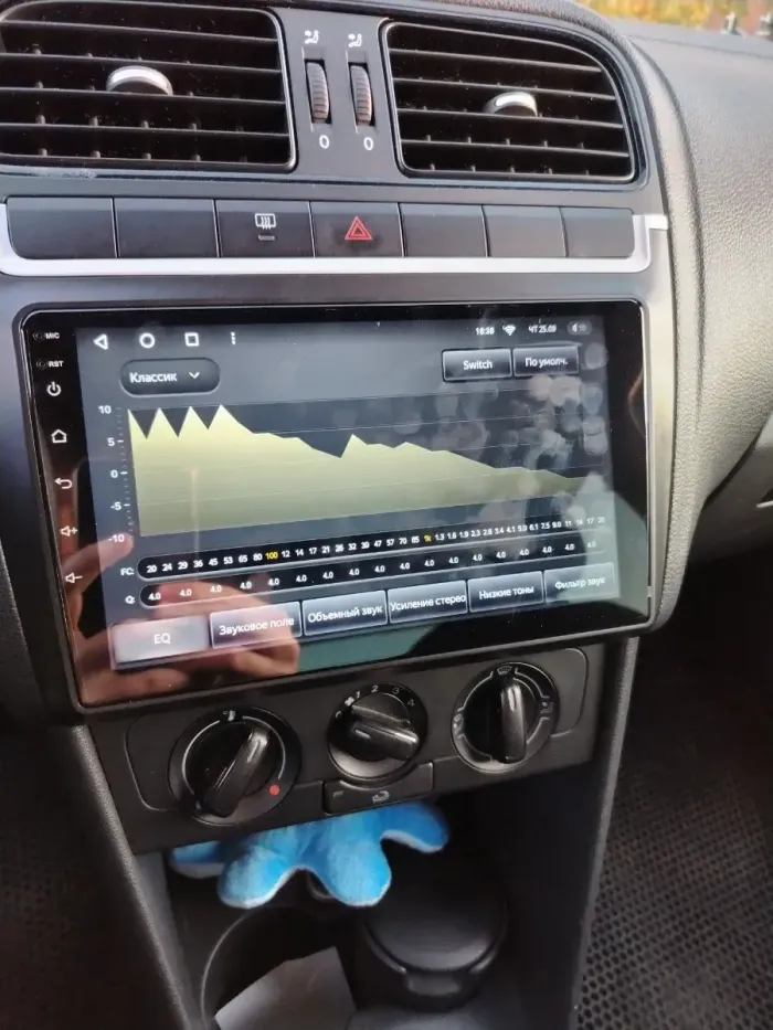 Магнитола для Volkswagen Polo V 2009-2020 - Vaycar VA81-0910 на Android 13, Быстрая, 4G SIM-слот